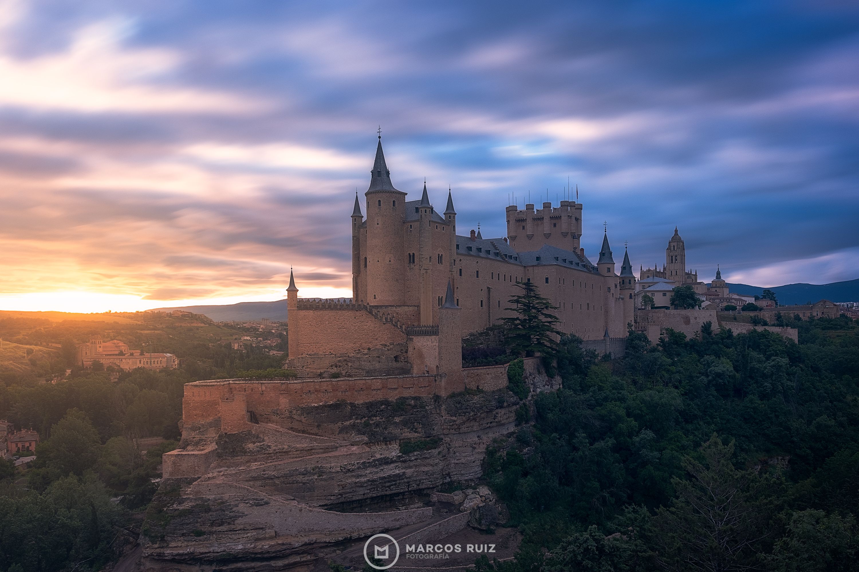 Alcázar de Segovia panorámica